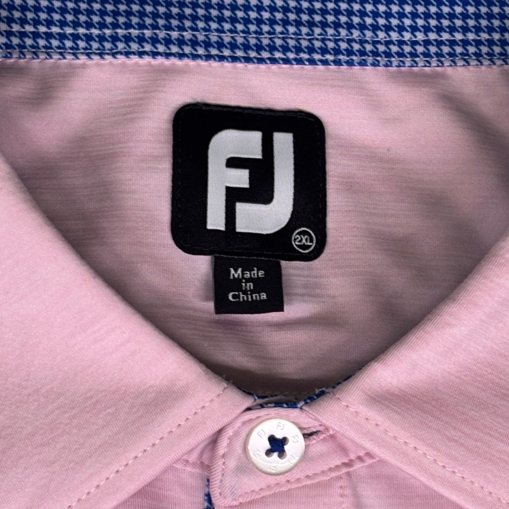 FootJoy Polo Shirt Mens 2XL Pink‎ Rancho Bernardo Inn Golf Performance Stretch - Picture 4 of 10